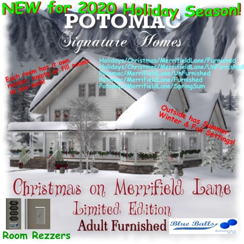 Christmas on Merrifield Lane Limited Edition Adult Furnished Ad 112020